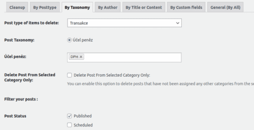 WP Bulk Delete WP Bulk Delete