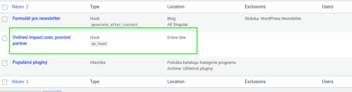 GP premium hook GP premium hook - Jak do webu správně vložit měřicí kód
