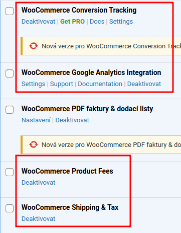 Když e-shop neprodává: Signály, že něco nefunguje 3 Potřebujete všechny pluginy?