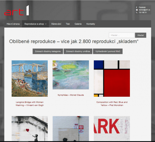 Vylepšený e-shop s obrazy 1 reprodukce_ e-shop