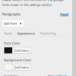 default typography