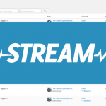 wordpress plugin stream monitorovani uzivatelu
