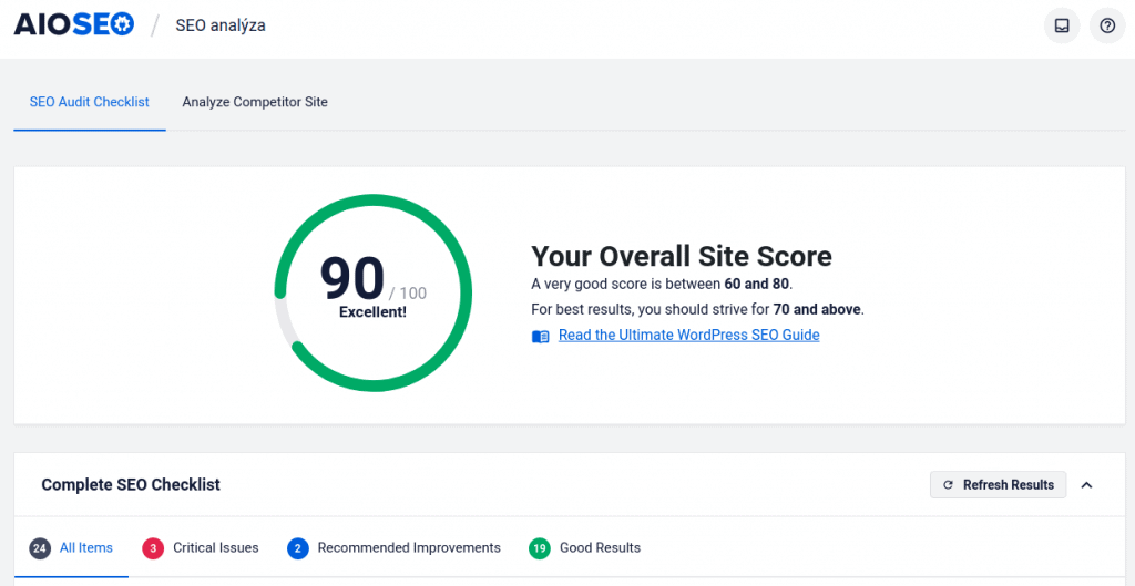 Zcela nový report pluginu All in One SEO Pack