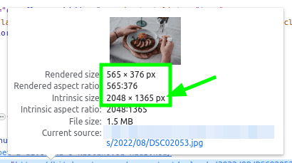 Optimalizace obrázků pro web 2 Velikost obrázku je víc než dostačující