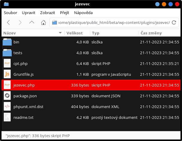 WP-CLI 6 Vygenerování kostry pluginu
