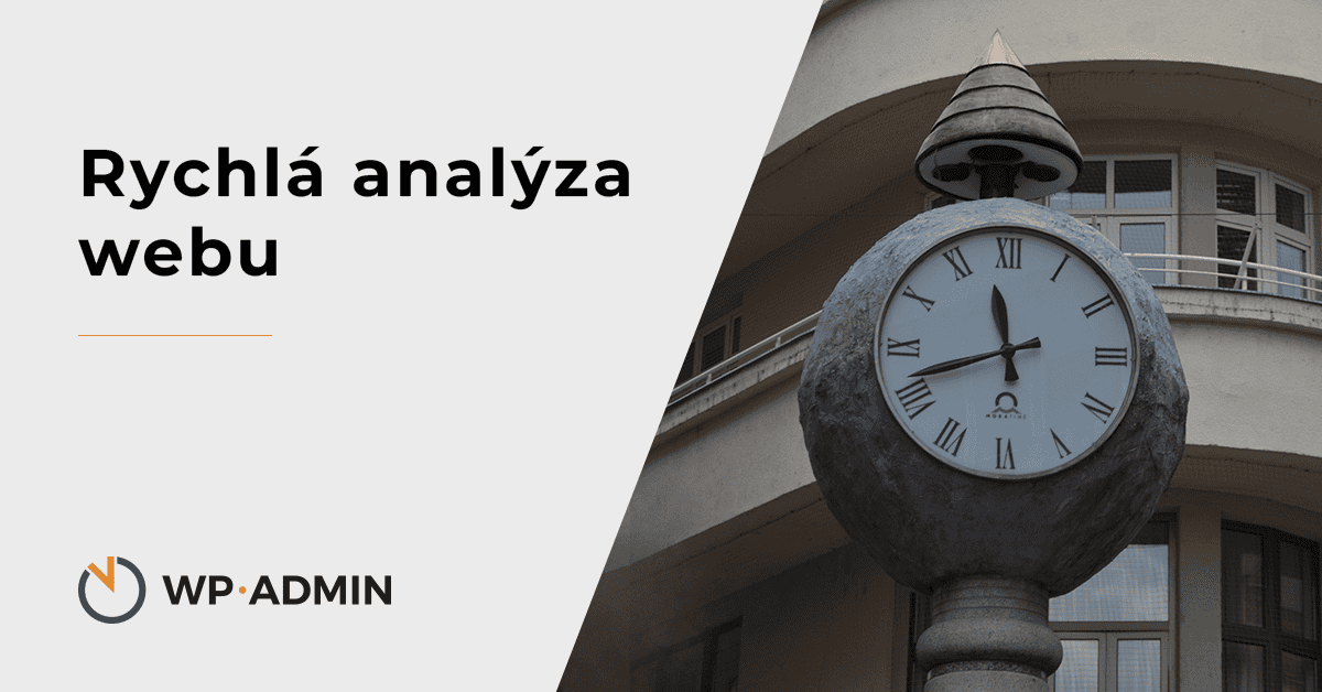 Rychlá analýza webu