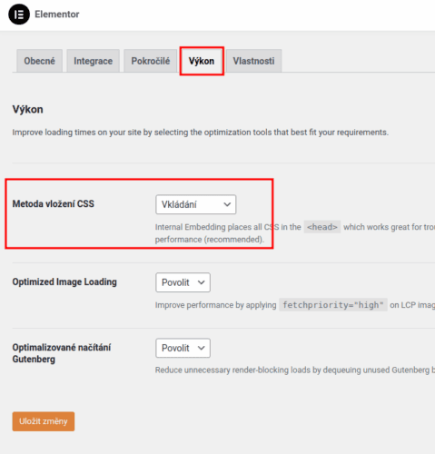 Cache je inline místo souborů