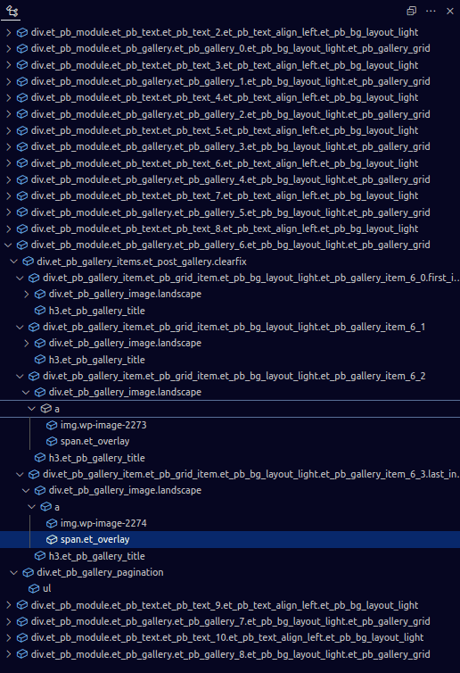 Struktura dokumentu po základním pročištění