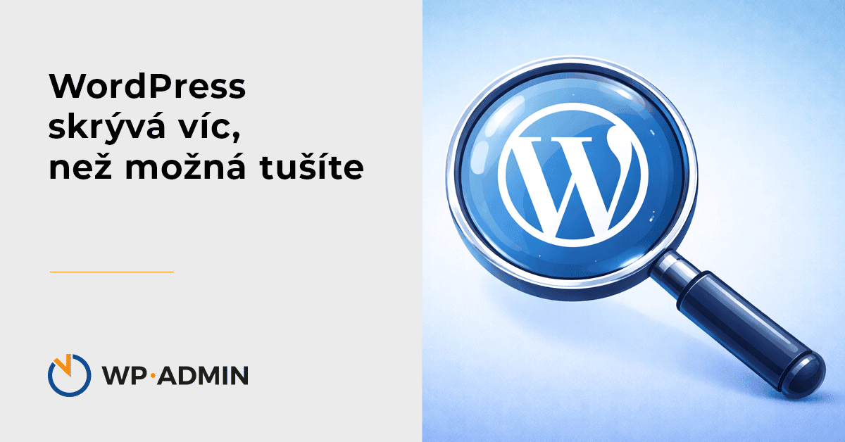 Co WordPress obsahuje a možná to nevíte