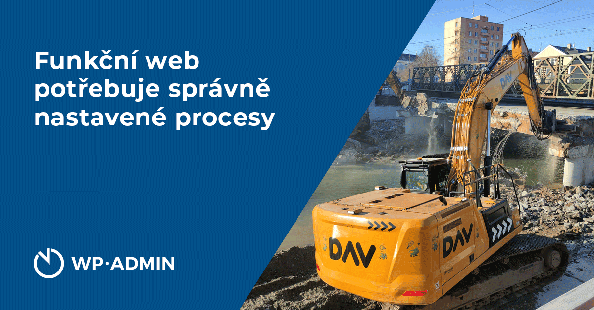 Procesy při práci s WordPressem