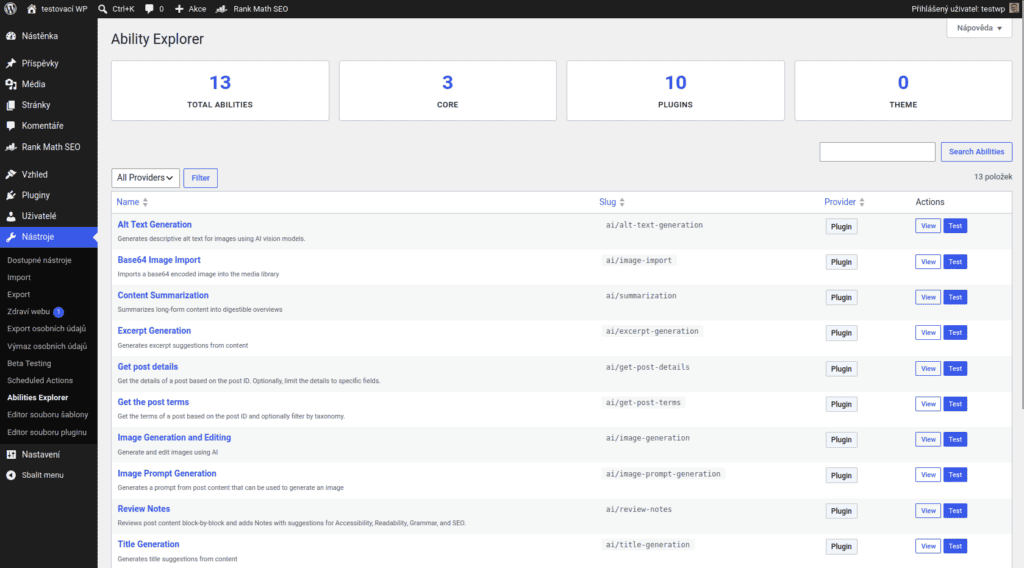wp7 ability api